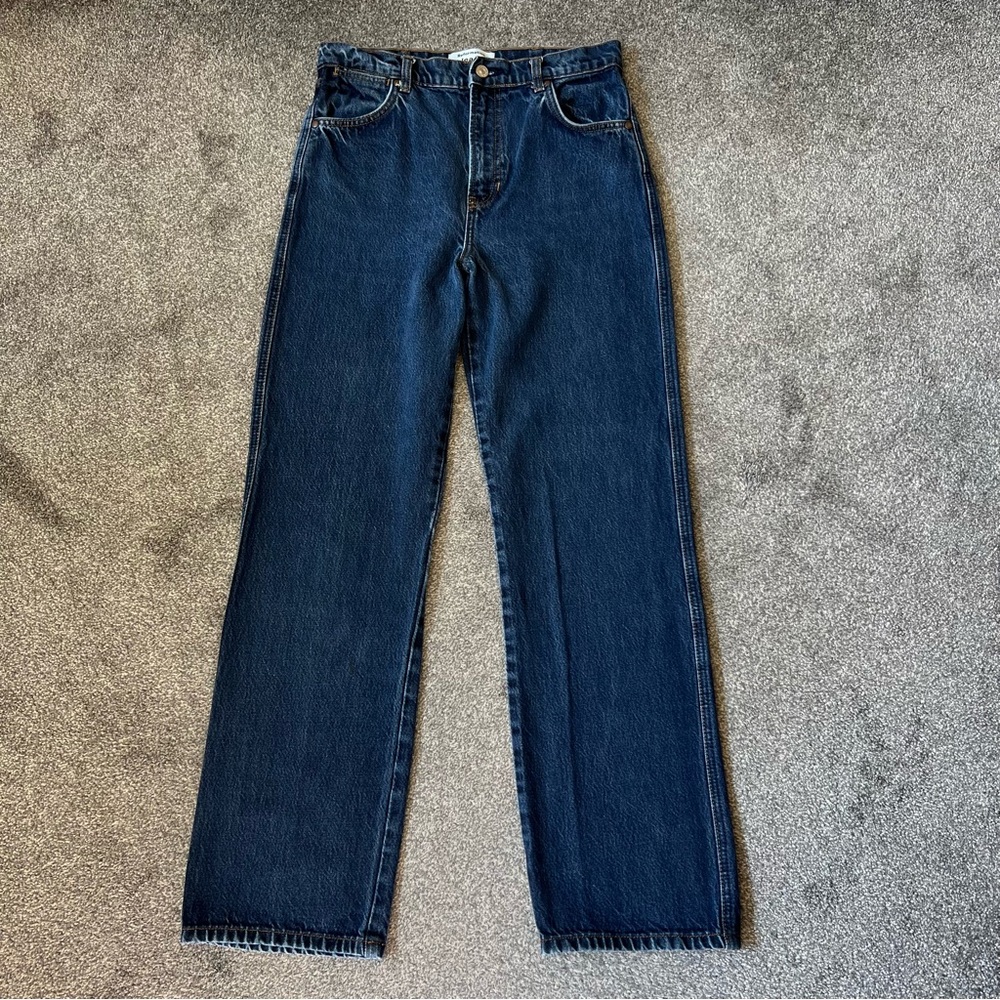 Reformation High Rise Blue Jeans - Picture 2 of 12